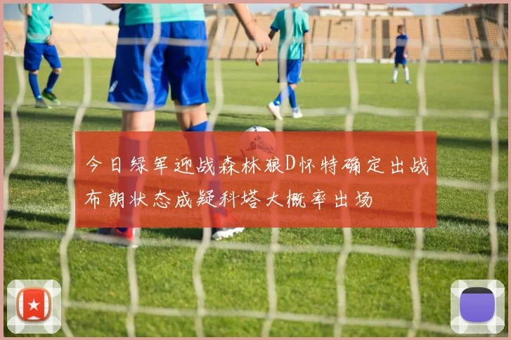 今日绿军迎战森林狼D怀特确定出战布朗状态成疑科塔大概率出场